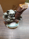 Vtg Empty 1973 Jim Beam Australia Koala Bear Genuine Regal China Decanter Bottle
