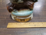 Vtg Empty 1973 Jim Beam Australia Koala Bear Genuine Regal China Decanter Bottle