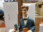 Vtg EMPTY limited edition 1971 Mr. Bottle Collective National Porcelain Decanter