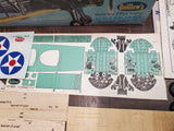 Vtg Guillows Stearman PT-17 Pilot Trainer Balsa Wood Flying Kit 803 1/16 Scale