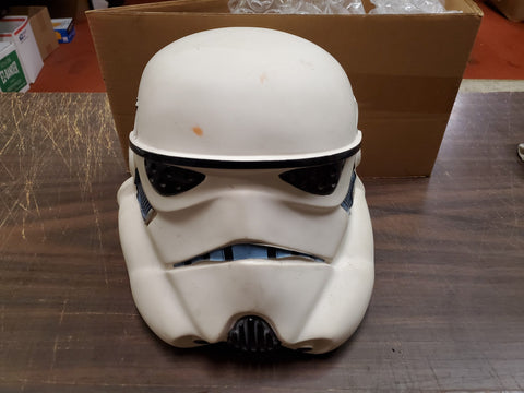 Vtg Thick Plastic 20th Century Fox Star Wars Storm Trooper Full Mask Collectible