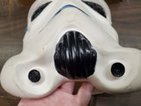 Vtg Thick Plastic 20th Century Fox Star Wars Storm Trooper Full Mask Collectible