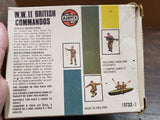 Vtg AIRFIX WWII British Commandos HO/OO Scale Model Kit 24 Pieces Collectible