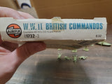 Vtg AIRFIX WWII British Commandos HO/OO Scale Model Kit 24 Pieces Collectible