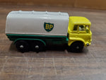 Vintage Mint Lesney Matchbox Toy Car Box #25 BP Tanker Truck Tracto Trailer Fuel