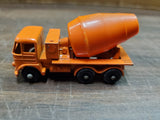 Vintage Mint Lesney Matchbox Toy Car #26 Cement Lorry Truck Mixer Orange