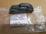 VINTAGE HUBLEY DIE CAST SEDAN GREEN WHITE RUBBER TIRES COLLECTIBLE CAR TRUCK TOY