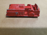 VINTAGE MIDGE TOY RED FIRE TRUCK ROCKFORD, ILLINOIS MADE IN USA PAT.2775847