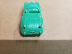 VTG PLASTIC TOOTSIE TOY GREEN JAGUAR XK CONVERTIBLE RACE CAR CHICAGO 24 USA