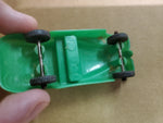 VTG PLASTIC TOOTSIE TOY GREEN JAGUAR XK CONVERTIBLE RACE CAR CHICAGO 24 USA