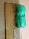 VTG PLASTIC TOOTSIE TOY GREEN JAGUAR XK CONVERTIBLE RACE CAR CHICAGO 24 USA