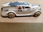 Vtg 1930-1940 Barclay Ambulance White W/ Red Cross Lead Alloy Cast 3 1/2 Inches