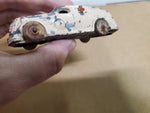 Vtg 1930-1940 Barclay Ambulance White W/ Red Cross Lead Alloy Cast 3 1/2 Inches
