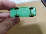 VINTAGE LIDO TOYS PLASTIC RED TRUCK AND GREEN 4 DOOR SEDAN TOY LOT