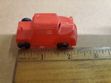 VINTAGE LIDO TOYS PLASTIC RED TRUCK AND GREEN 4 DOOR SEDAN TOY LOT