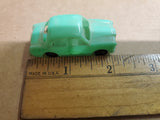 VINTAGE LIDO TOYS PLASTIC RED TRUCK AND GREEN 4 DOOR SEDAN TOY LOT