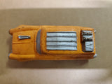 Vintage Auburn Rubber #504 Orange Airport Taxi Cab Station Wagon Car