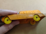 Vintage Auburn Rubber #504 Orange Airport Taxi Cab Station Wagon Car