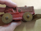 Vintage 1931 Kilgore No. T-81 Cast Iron Tractor W/blade Toy Antique Red Rare