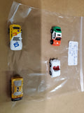 Vintage Lot of 4 Galoob Micro Machines '87-'90 Pennzoil Koni Convertible Italy