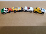 Vintage Lot of 4 Galoob Micro Machines '87-'90 Pennzoil Koni Convertible Italy