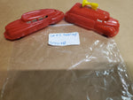 VINTAGE PAIR PLASTIC THOMAS TOYS AIRLINE LIMOUSINE AND FIRE TRUCK WITH SIREN