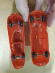 VINTAGE PAIR PLASTIC THOMAS TOYS AIRLINE LIMOUSINE AND FIRE TRUCK WITH SIREN