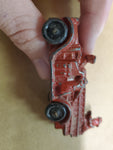 RARE VINTAGE DIECAST RED FIRE TRUCK MODEL CIRCA 1930'S MADE IN U.S.A. 4 MEN
