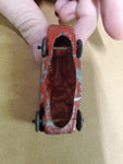 RARE VINTAGE DIECAST RED FIRE TRUCK MODEL CIRCA 1930'S MADE IN U.S.A. 4 MEN