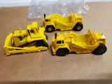 Vtg Hot Wheels Construction Vehicles 1979 & 1986 Mattel Front Loader Caterpillar