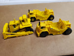 Vtg Hot Wheels Construction Vehicles 1979 & 1986 Mattel Front Loader Caterpillar