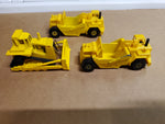 Vtg Hot Wheels Construction Vehicles 1979 & 1986 Mattel Front Loader Caterpillar