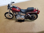 Maisto Diecast Red Harley-Davidson Toy Motor Cycle Dyna superglide low rider fxd