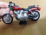 Maisto Diecast Red Harley-Davidson Toy Motor Cycle Dyna superglide low rider fxd