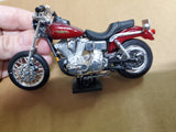 Maisto Diecast Red Harley-Davidson Toy Motor Cycle Dyna superglide low rider fxd