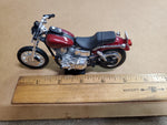 Maisto Diecast Red Harley-Davidson Toy Motor Cycle Dyna superglide low rider fxd