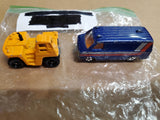 Vtg Tomica 1977 '78 Chevrolet Chevy Van & Toyota Forklift Truck Japan Collectibl