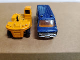 Vtg Tomica 1977 '78 Chevrolet Chevy Van & Toyota Forklift Truck Japan Collectibl