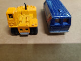 Vtg Tomica 1977 '78 Chevrolet Chevy Van & Toyota Forklift Truck Japan Collectibl