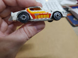 Vtg Kenner Prod. 1980 No. 1027 White Gold Red Firebird Alabama License Plate