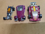 Vtg Lot of 2 Hot Wheels Fangula & #8 Racecar & 1 Matchbox Plymouth Prowler Nice