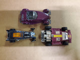 Vtg Lot of 2 Hot Wheels Fangula & #8 Racecar & 1 Matchbox Plymouth Prowler Nice