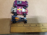 Vtg Lot of 2 Hot Wheels Fangula & #8 Racecar & 1 Matchbox Plymouth Prowler Nice