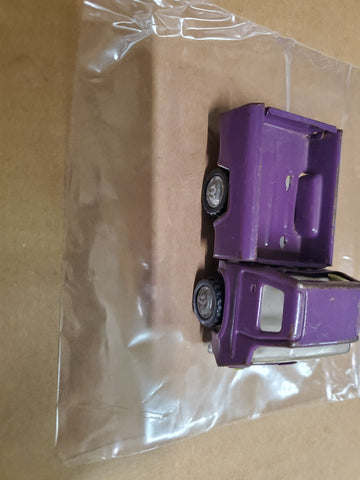 Vintage Diecast Purple Truck Made in Japan Collectible Unique Unknown Make
