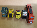 5 Vtg 1980's Galoob Micro Machines Police 557 Car Trans Am 18 Wheeler 499 Danger