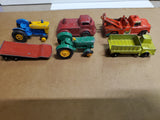 Vintage 6Pc Lot Die Cast Toy MATCHBOX BARCLAY TOOTSIE TOY John Deere Ford #1