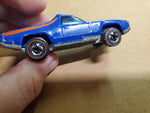 Vtg Original 1974 Hot Wheels Redline Breakaway Bucket Flying Colors Blue Arrow