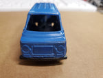 Vtg 1970s Tootsie Toy Blue Cherry Bomb Dodge Van W/ Red/White Decals Diecast USA