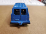 Vtg 1970s Tootsie Toy Blue Cherry Bomb Dodge Van W/ Red/White Decals Diecast USA