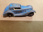 Vtg Original 1939 Tootsie Toy Blue Mercedes Benz Coupe Diecast Car 2.5" USA